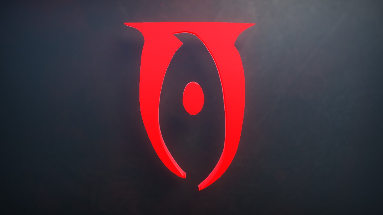 Daedra Font Letter O 1m Lit Flexicolor