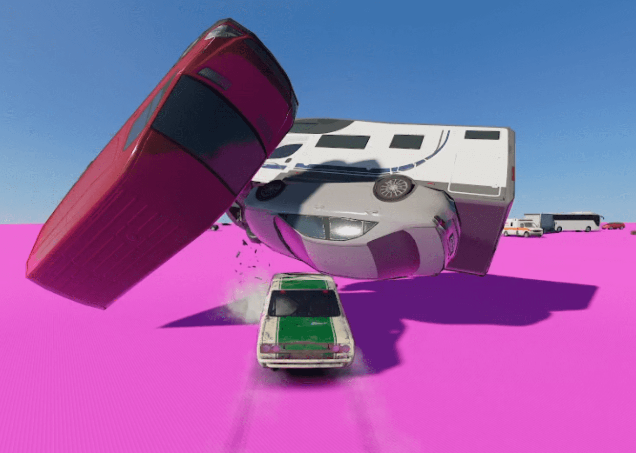 Outflat like - dynamic objects Test