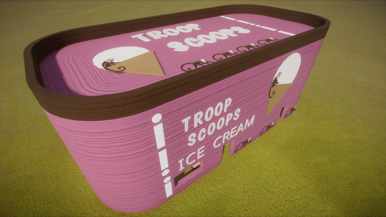 Ice Cream Carton Facilities Shell