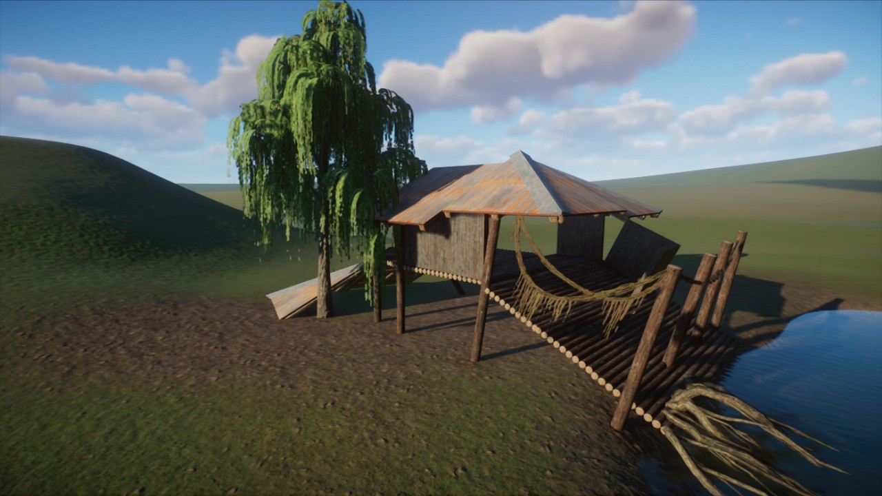 Broken Bayou House Shelter and Climbing