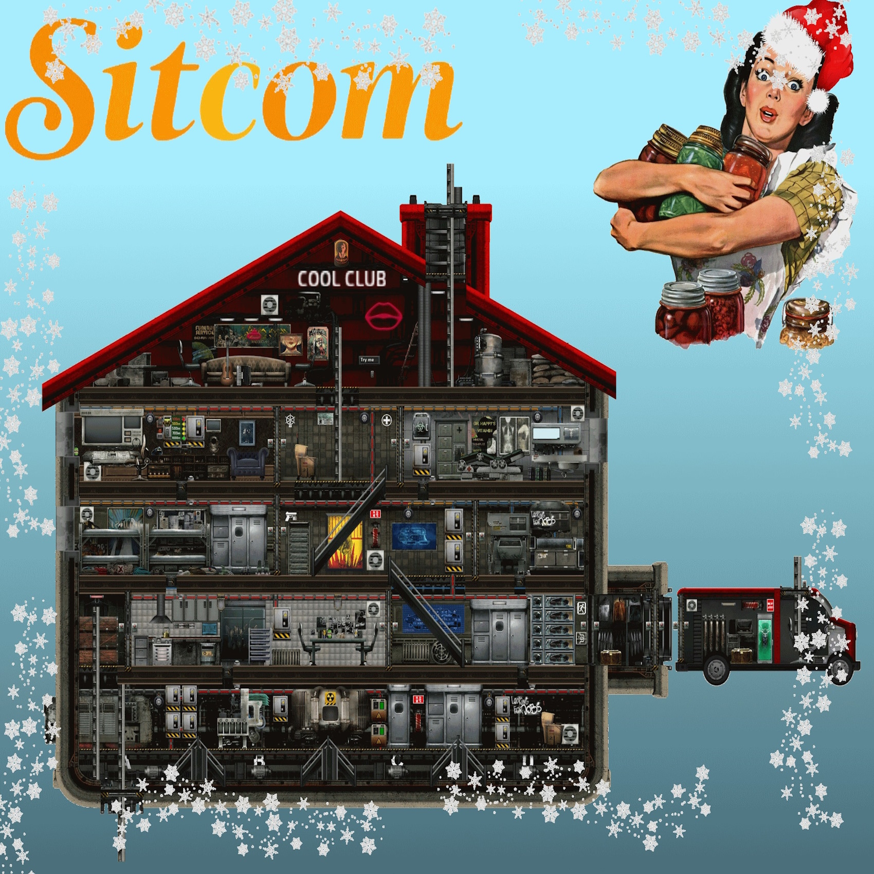 Better Sit-com house for  Xmas – Barotrauma Mod