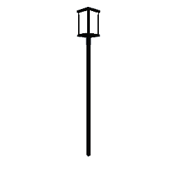 Lamp Post - Glow Black
