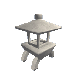 Japanese Light Stone Lantern - Small
