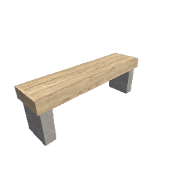 Bench - Light and Cool Oak