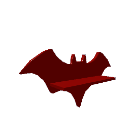 Bat Shelf - Red