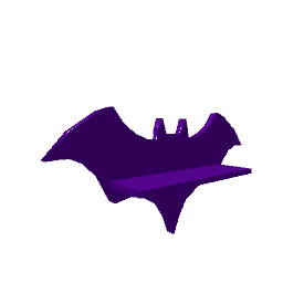 Bat Shelf - Purple