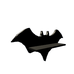 Bat Shelf - Chrome
