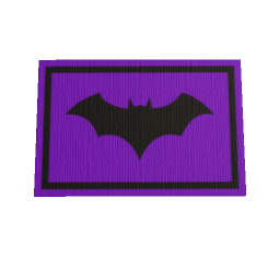 Bat Rug 60x40 - Purple