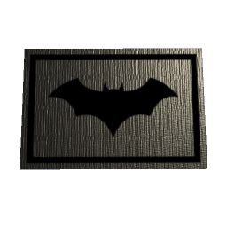 Bat Rug 120x80 - Metallic