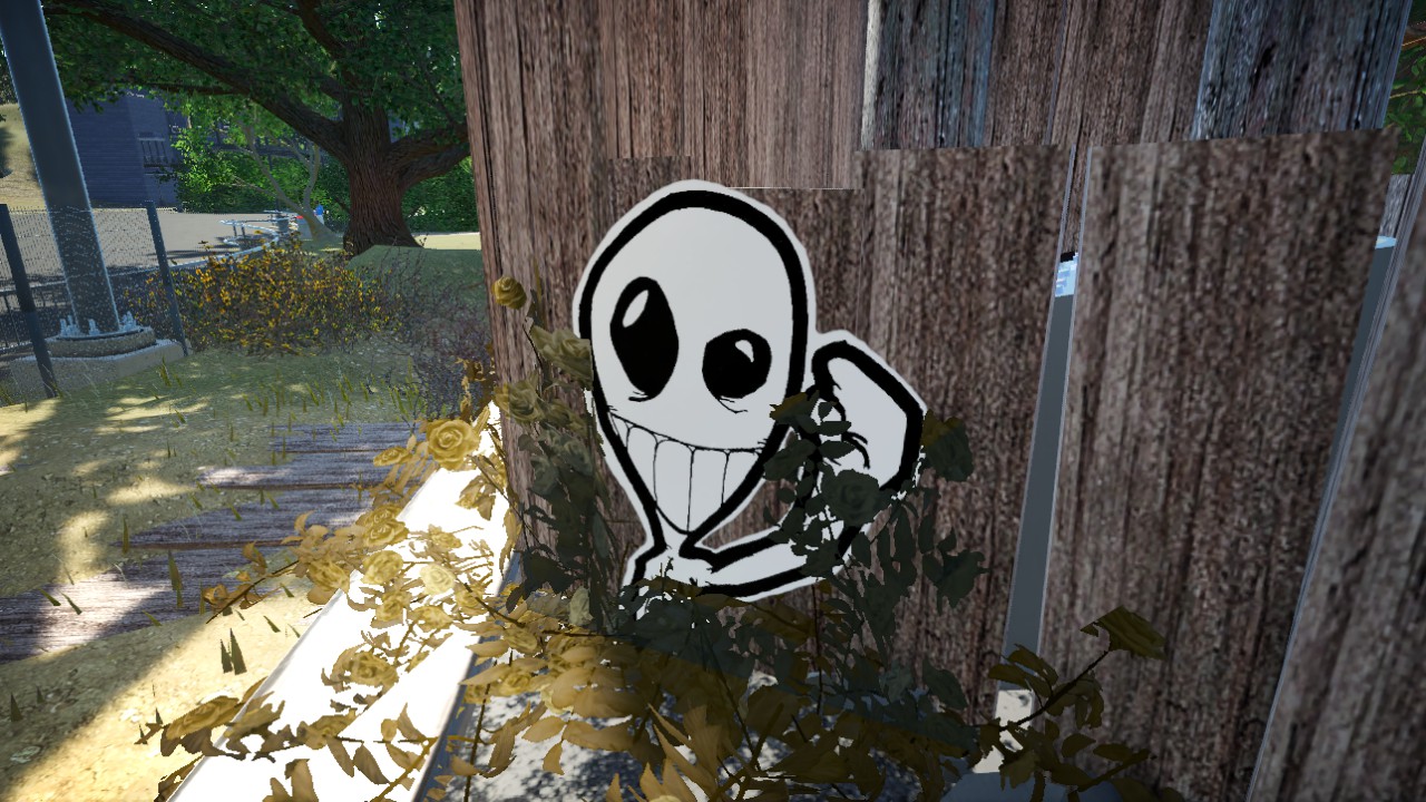 alien sticker test
