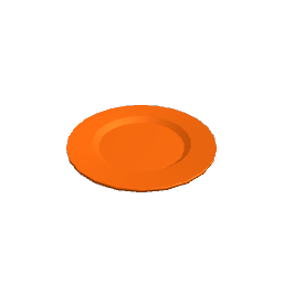 Plate - Large Orange