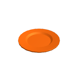 Plate - Small Orange