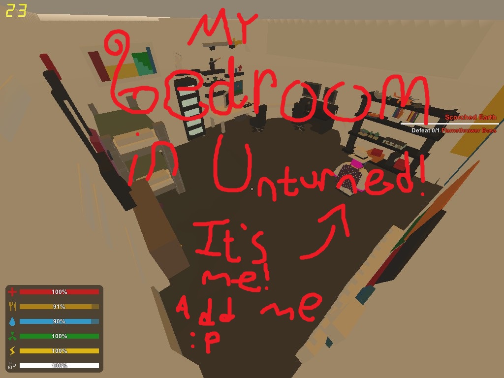 My Real-Life bedroom – Unturned Mod