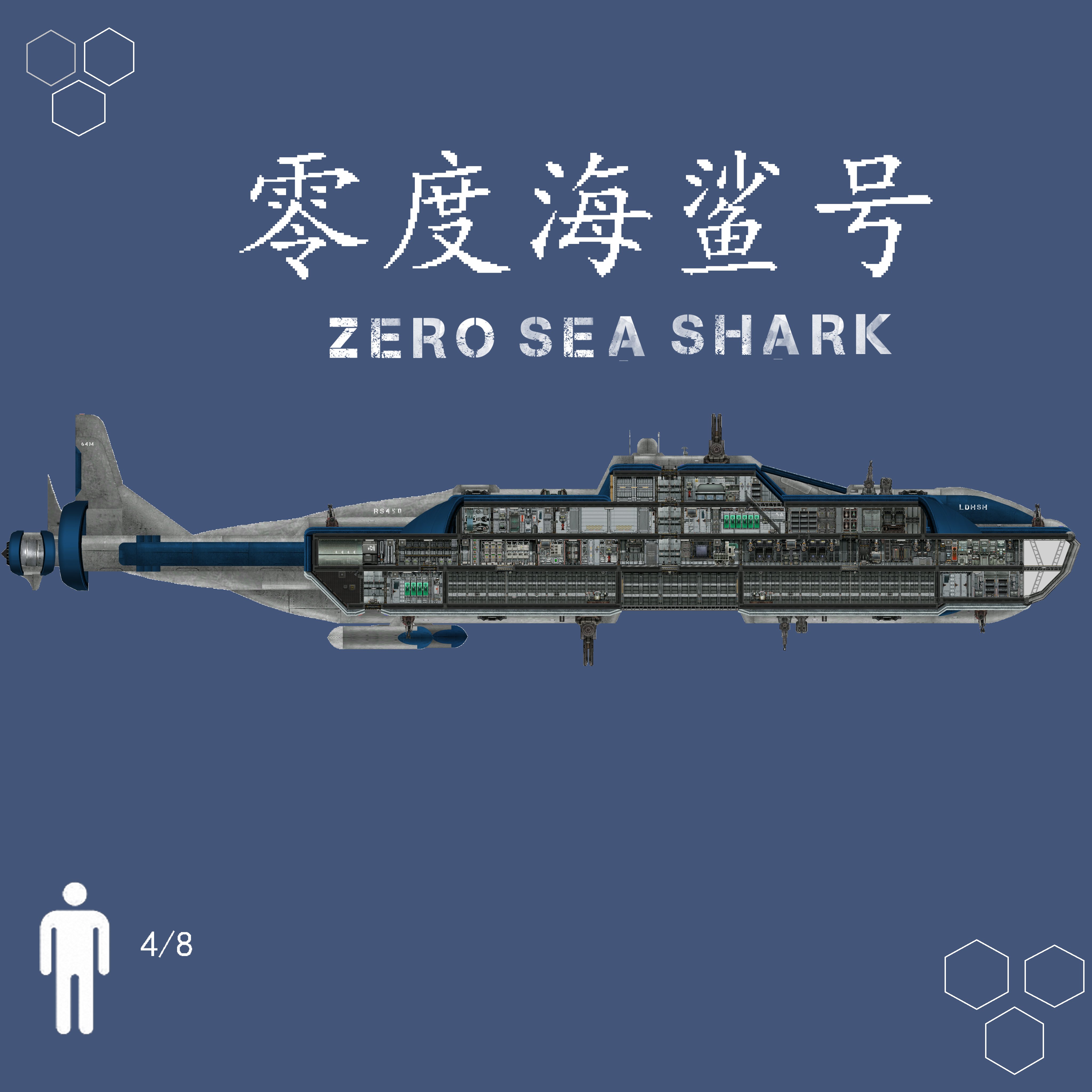 零度海鲨号-RS450 M – Barotrauma Mod