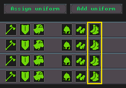 (Obsolete from 53.12+): Shaped Shoes/Boots