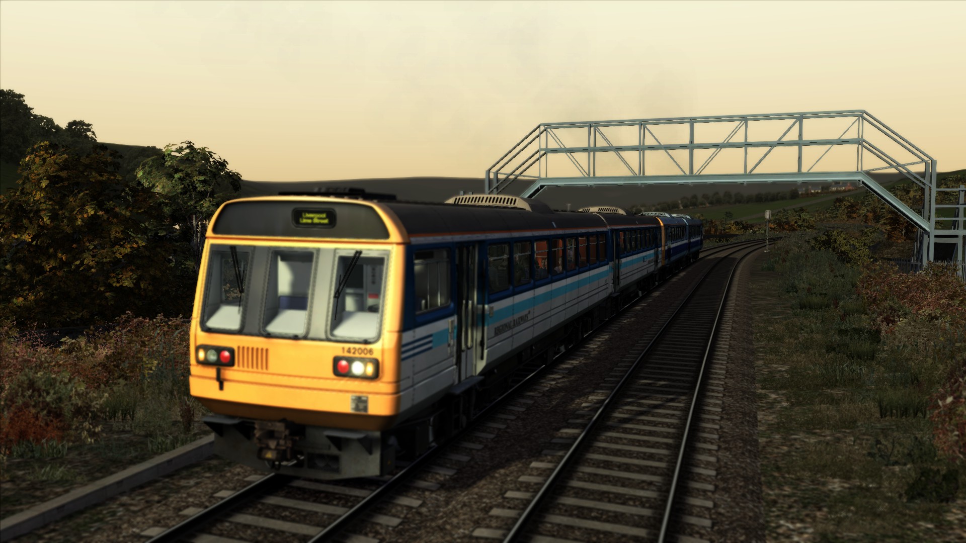 DMR Class 142 Pacer Manchester to Huddersfield Passenger Commuter 4 car