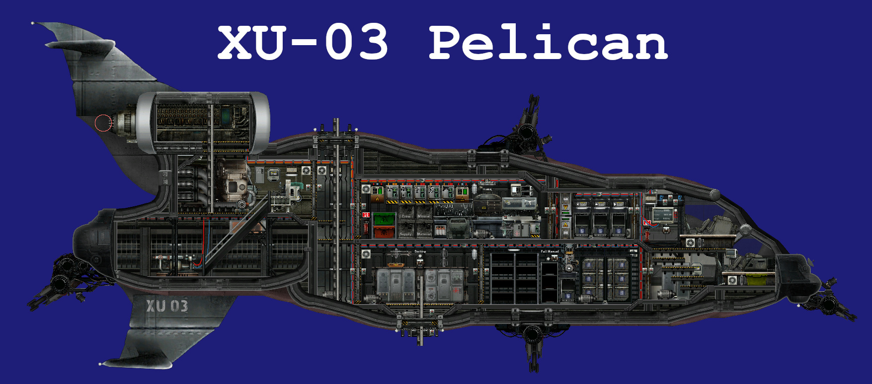 XU-03 Pelican – Barotrauma Mod