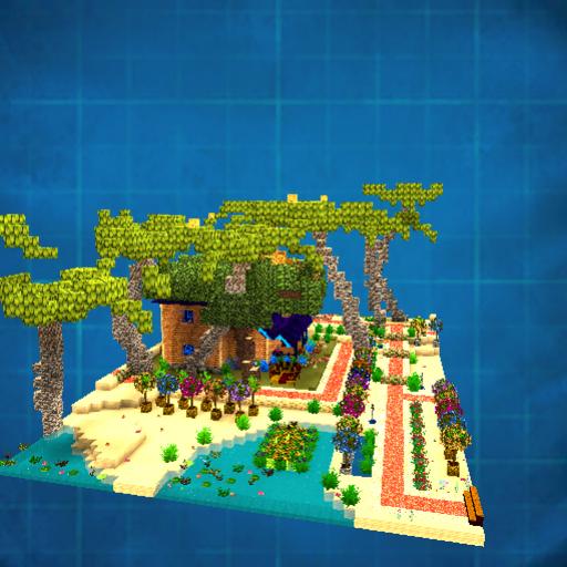 medical clinic and lagoon