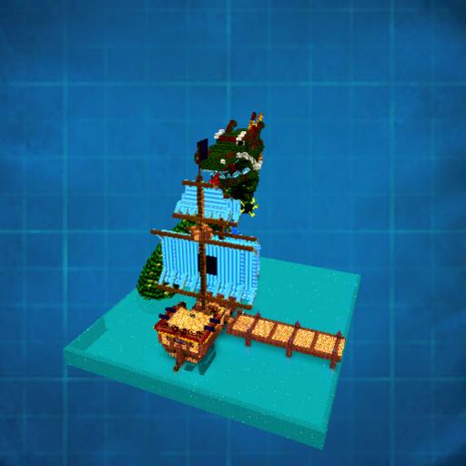 sea serpent attacking pirate ship