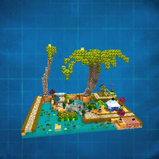 Bedrock Lagoon & Bridge