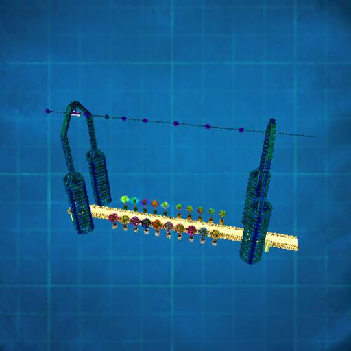 cable train & desert road