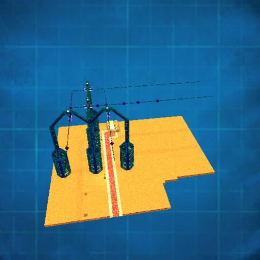 savana cable train track corner