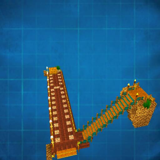 savana  tree connection bridge & stairs