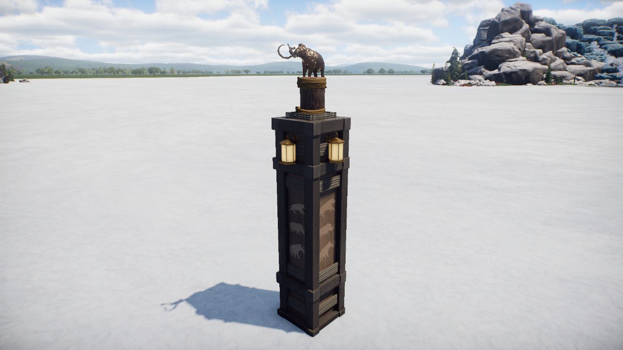 Glacial Lamp post