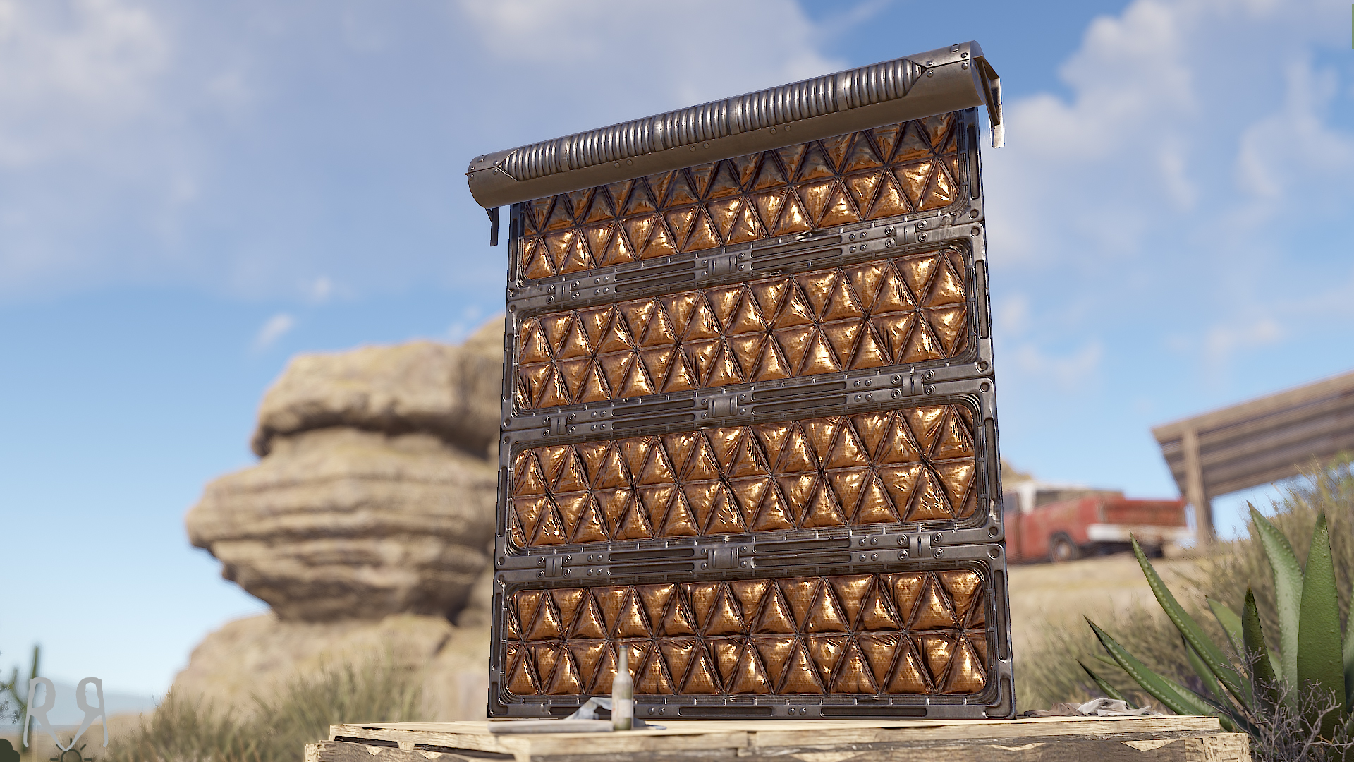 Space Foil Garage Door