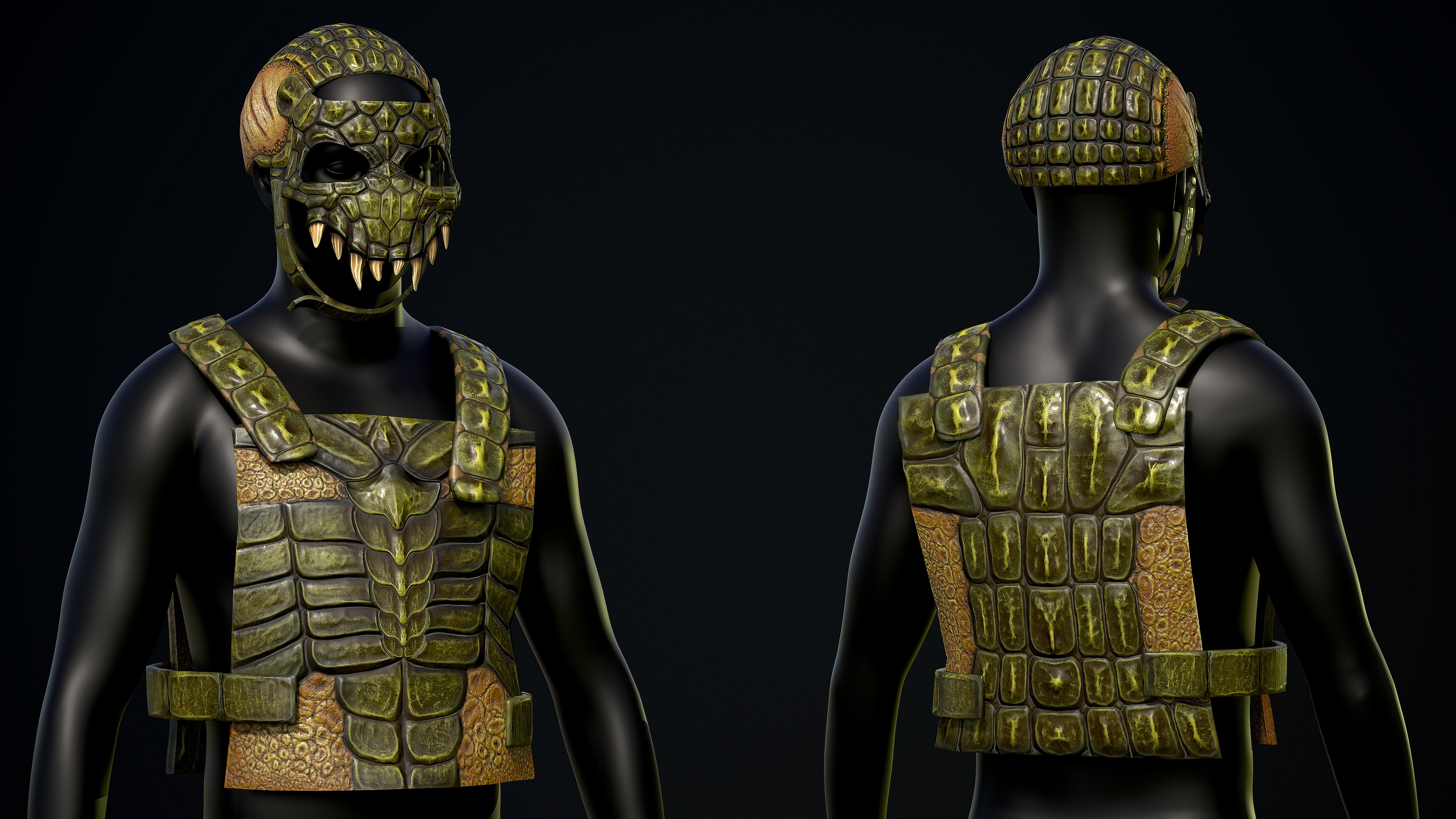 Reptile Hunter Chestplate