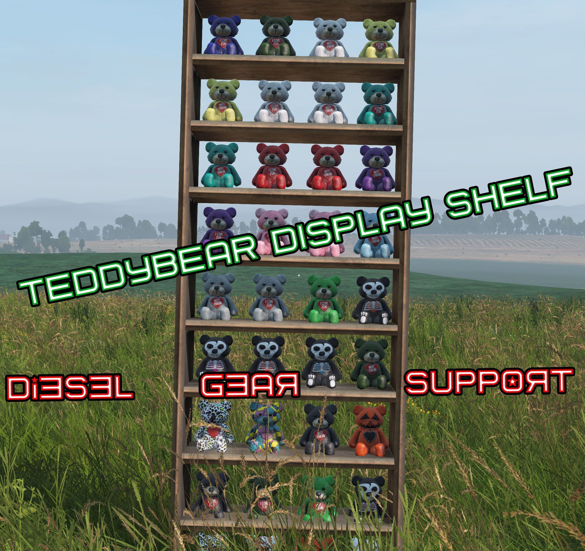 TeddyBearDisplayDieselSupport