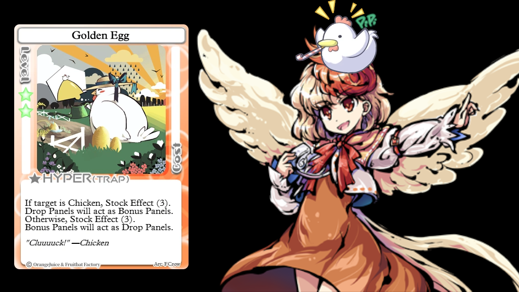 Seraphic Chicken over Chicken's theme