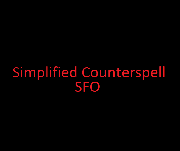 Simplified Counterspell - SFO