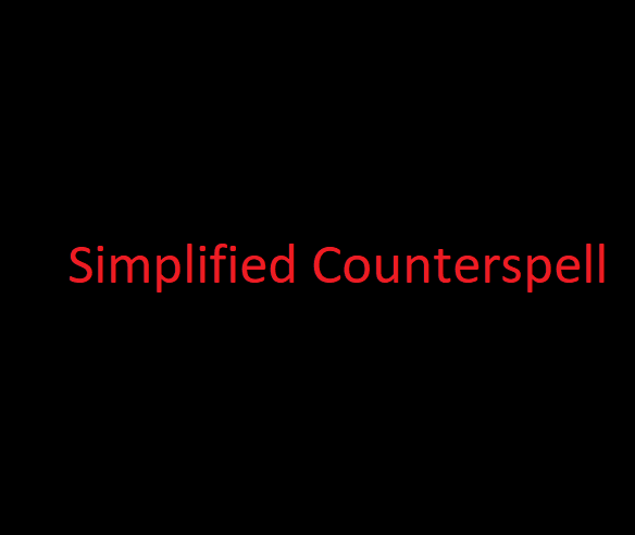 Simplified Counterspell