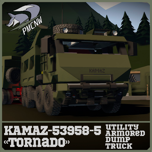 KAMAZ-53958-5 Tornado (Ultilitu Armored Dump Truck)