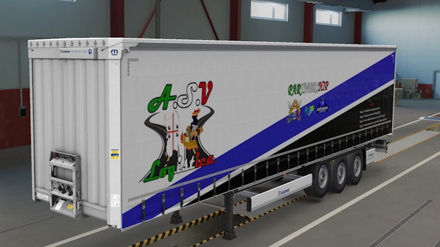 skin TRAILER KRONE LINER A.S.V. Logistica