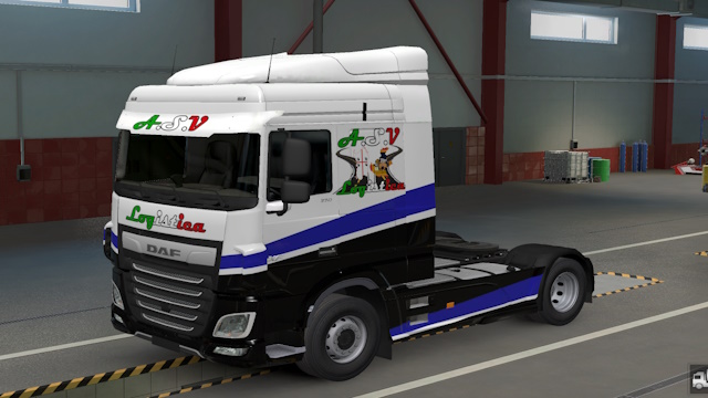 skin DAF XF euro6 A.S.V. Logistica