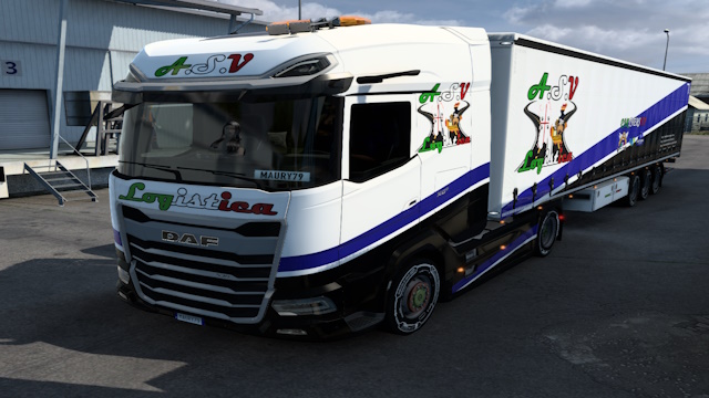 skin DAF XG+ (cabin A) A.S.V. Logistica