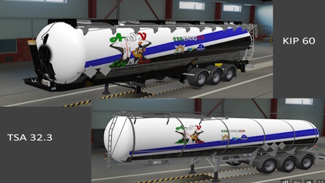 skin TRAILER FELDBINDER TSA 32.2+KIP60 for A.S.V. Logistica