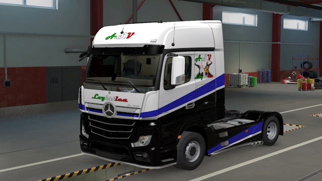 skin new MERCEDES GIGASPACE  A.S.V. Logistica