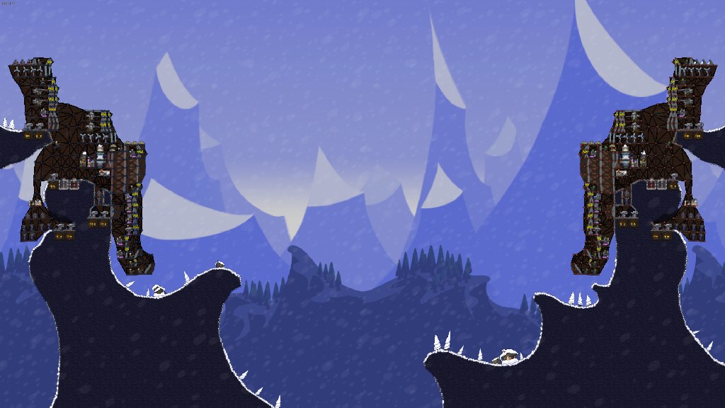 1vs1 Snow pillars PB