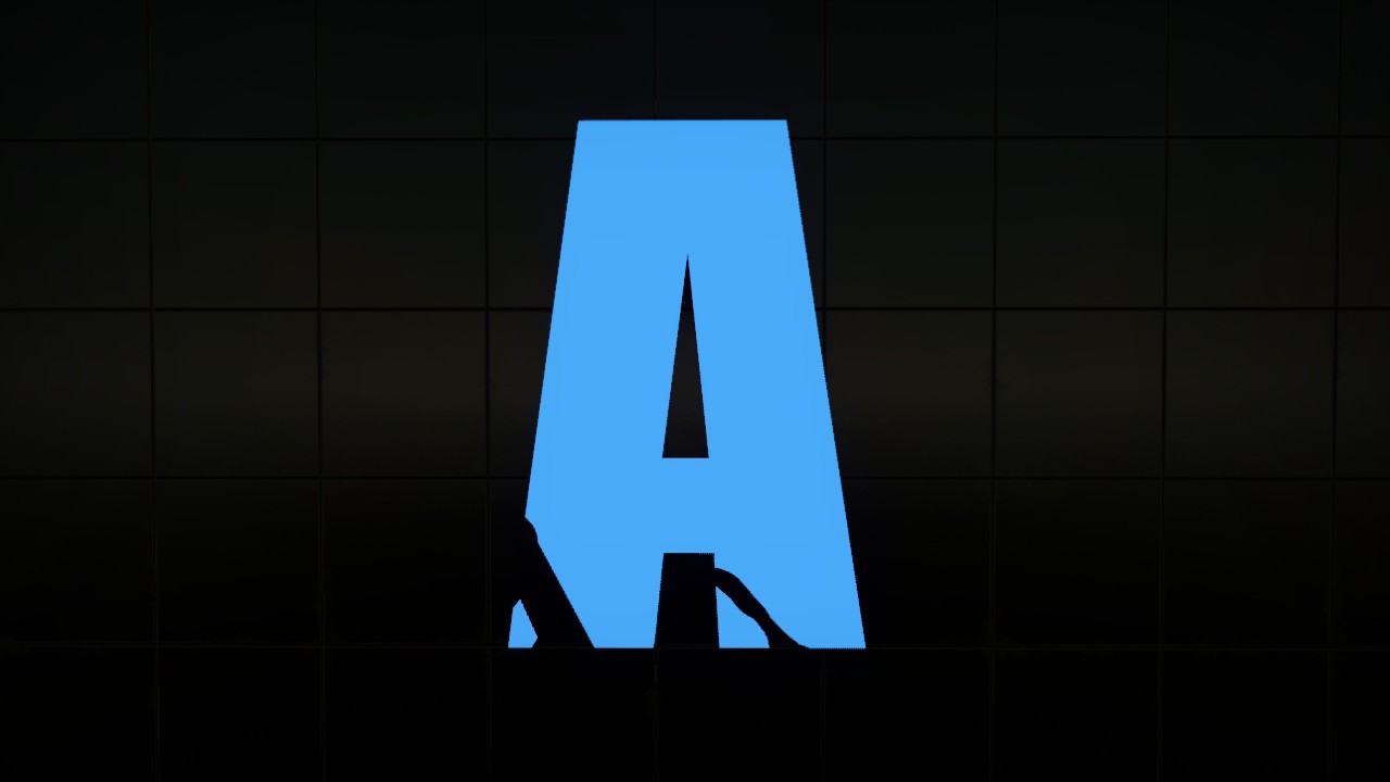 Insomnia Font Letter A 2m Lit Flexi