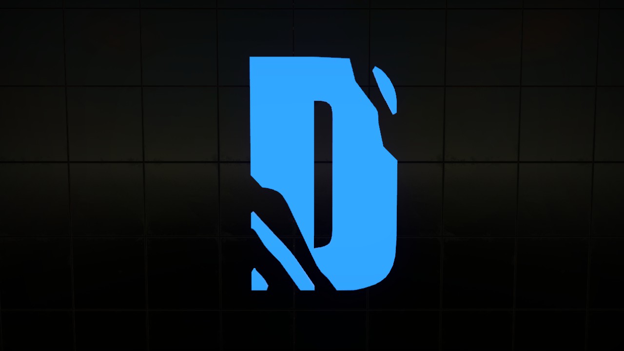 Insomnia Font Letter D 2m Lit Flexi