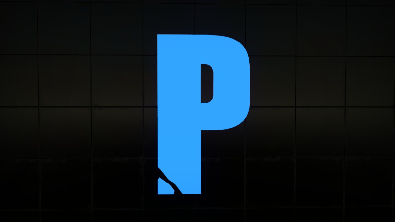 Insomnia Font Letter P 2m Lit Flexi