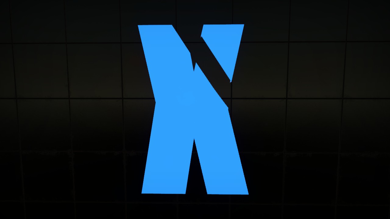 Insomnia Font Letter X 2m Lit Flexi