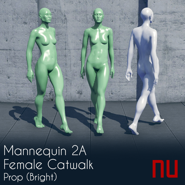 Female Mannequin 2A | Catwalk (Bright)