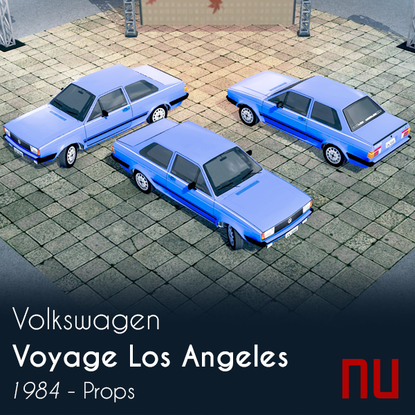 VW Voyage Los Angeles 1984 (Props)
