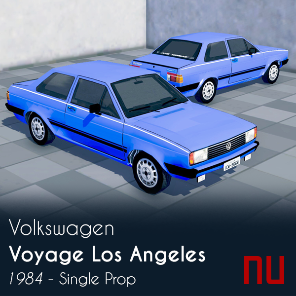 VW Voyage Los Angeles 1984 (Single Prop)