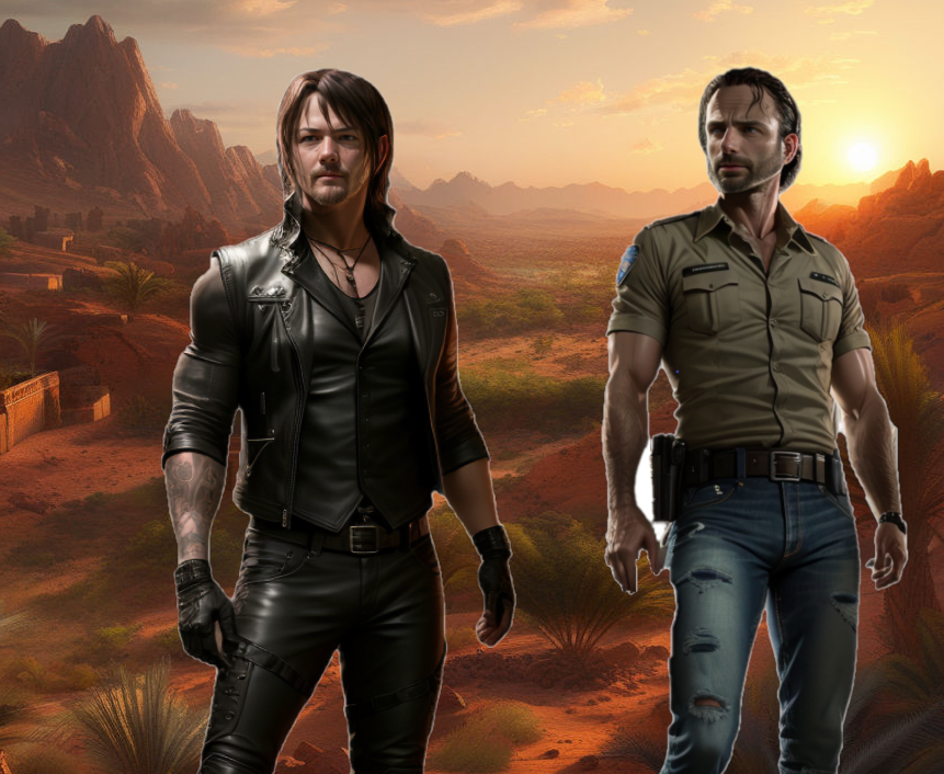 Rick Grimes and Daryl Dixon MERC