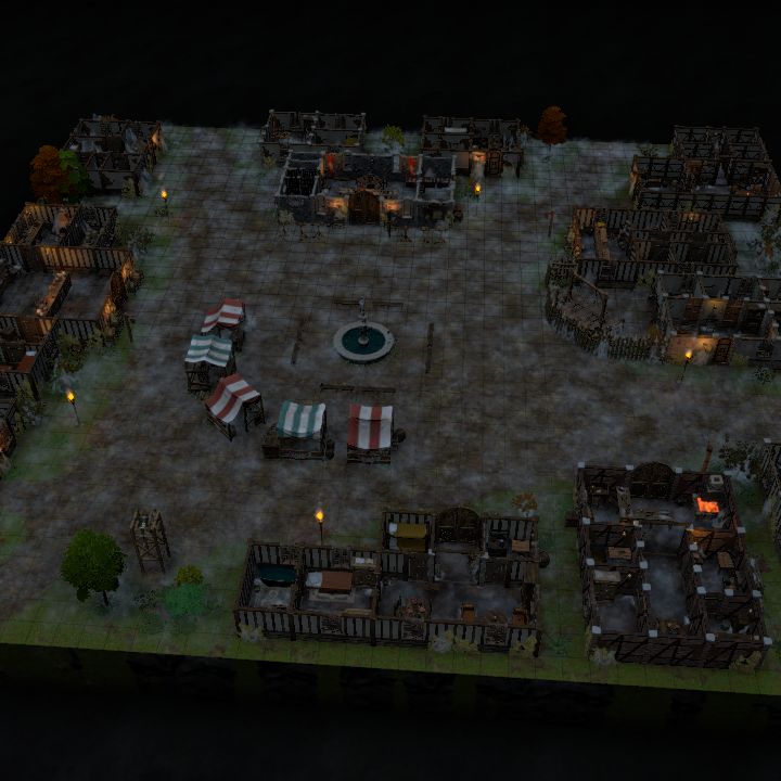 Town Square Vallaki - CoS - Barovia